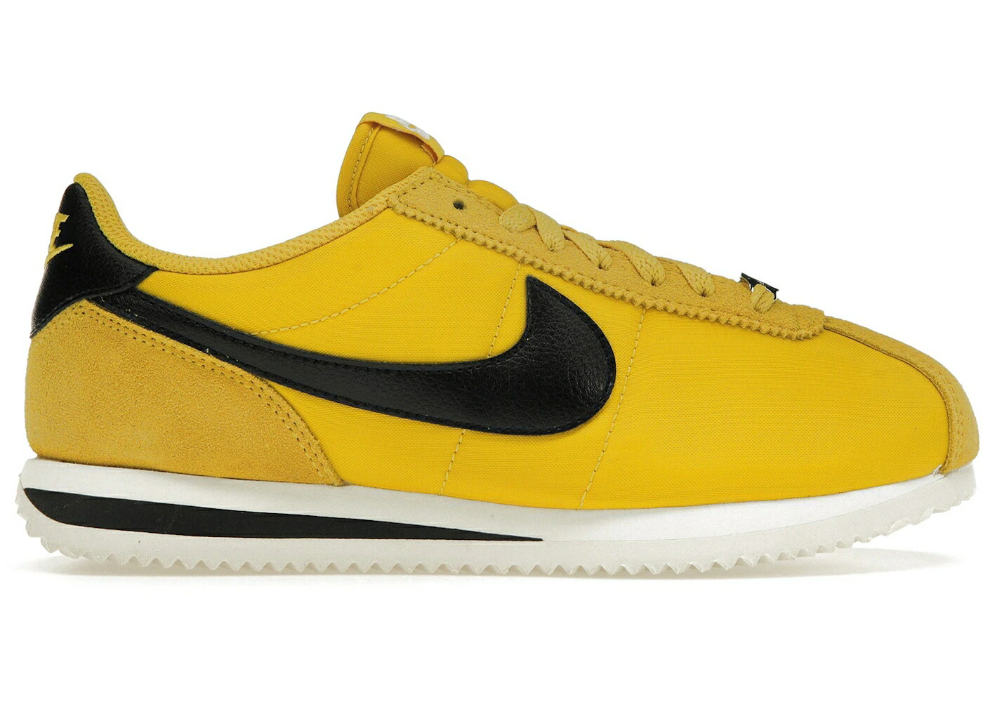 ナイキ コルテッツ 黒色 ブラック 白色 ホワイト WOMEN'S スニーカー レディース NIKE CORTEZ VIVID SULFUR (WOMEN'S) / VIVID SULFUR BLACK SAIL WHITE