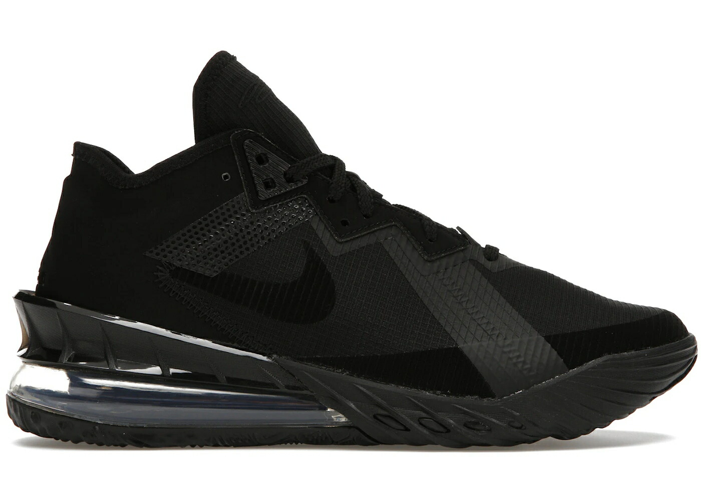 ナイキ レブロン ゼロ 黒色 ブラック スニーカー メンズ NIKE LEBRON 18 LOW ZERO DARK 23 / BLACK BLACK BLACK