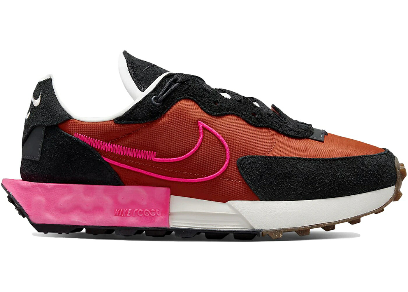 ナイキ ワーヘル サクラ色 黒いこと 黒いこと WOMEN\u0027S スニーカー レディース NIKE FONTANKA WAFFLE BURNT SUNRISE PINK PRIME (WOMEN\u0027S) / BURNT SUNRISE BLACK GUM MEDIUM