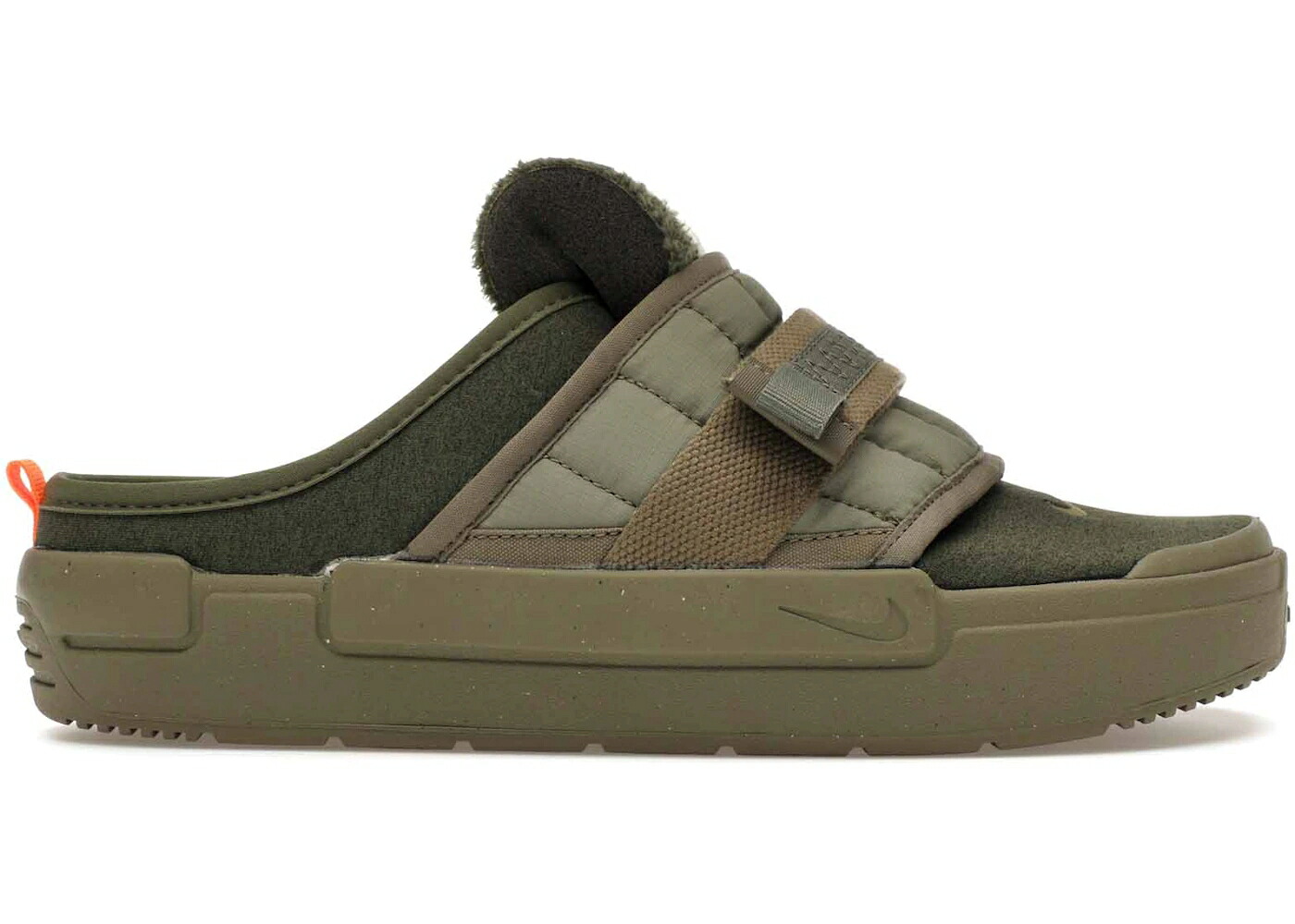 ナイキ スリッポン 正規陸軍 オリーブ 橙 オレンジ色 スニーカー メンズ NIKE OFFLINE SLIP-ON ARMY OLIVE / ARMY OLIVE TOTAL ORANGE BRONZED