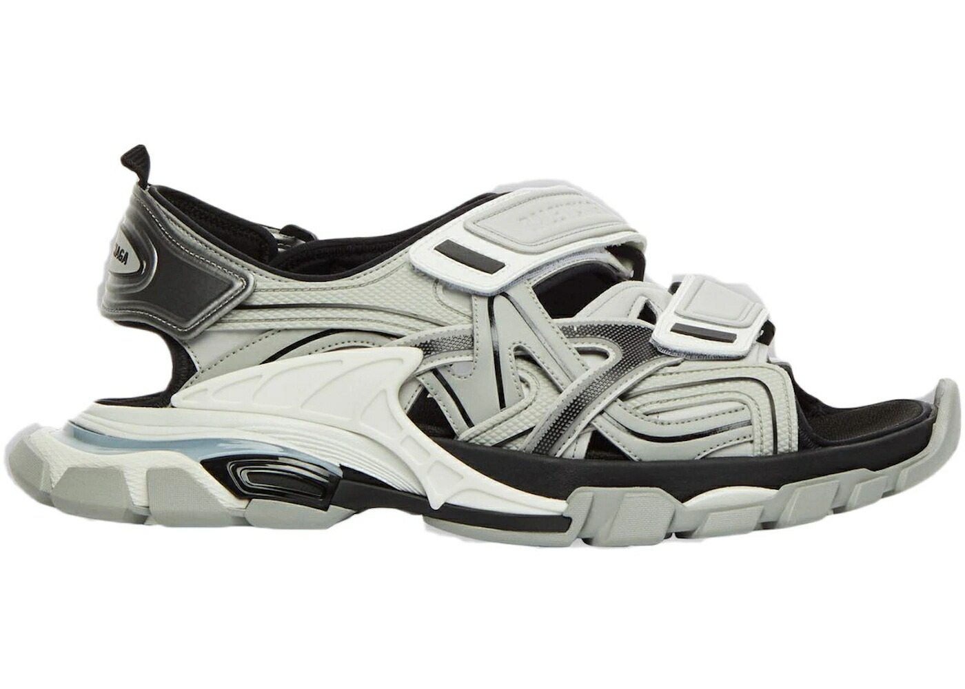 バレンシアガ トラック 灰色 グレー 黒色 ブラック 白色 ホワイト スニーカー メンズ BALENCIAGA TRACK SANDAL GREY BLACK / GREY BLACK WHITE