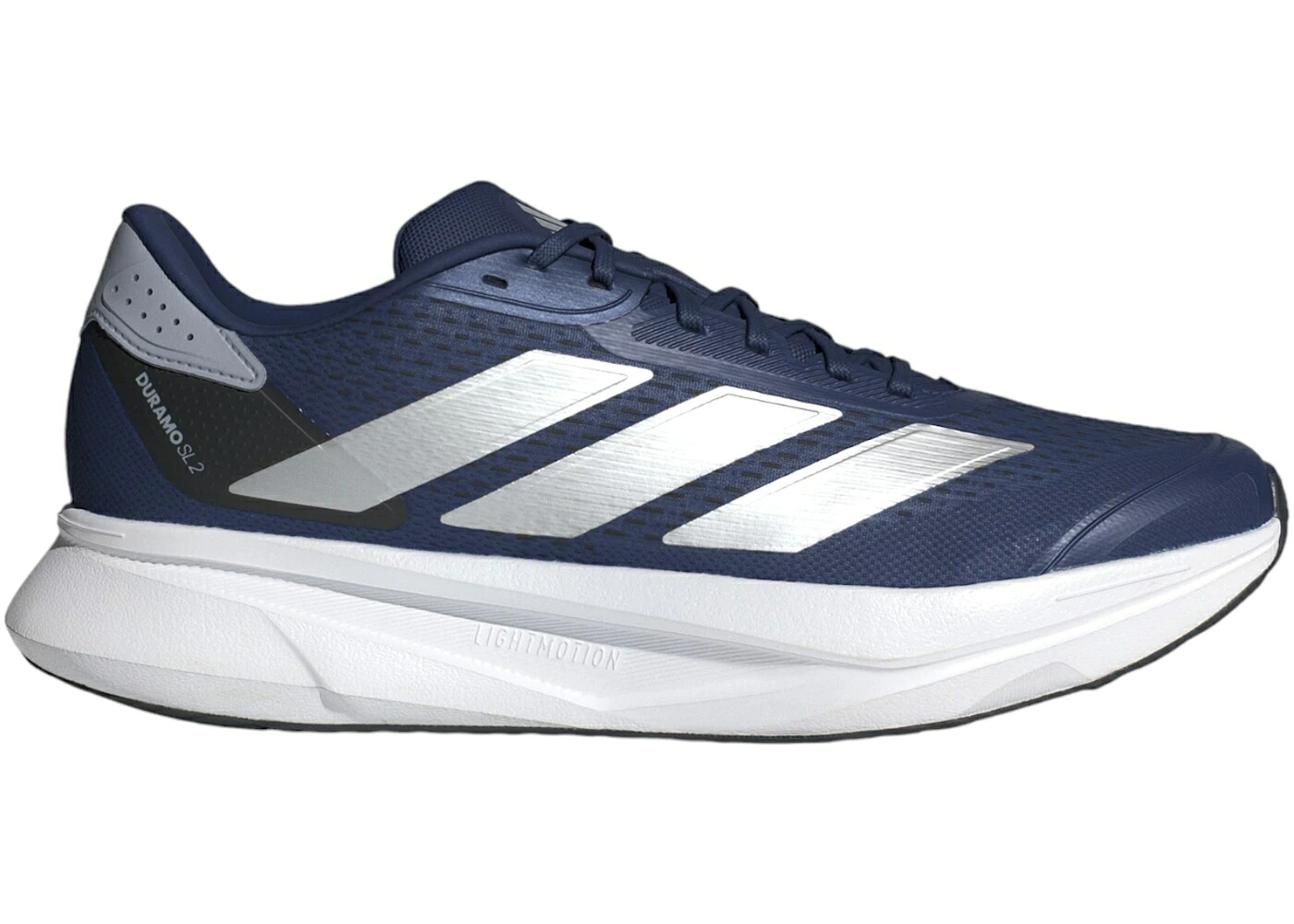 アディダス 青味 青み しろがね色 しろがね色 スニーカー メンズ ADIDAS DURAMO SL 2 DARK BLUE SILVER METALLIC HALO / DARK BLUE SILVER METALLIC HALO