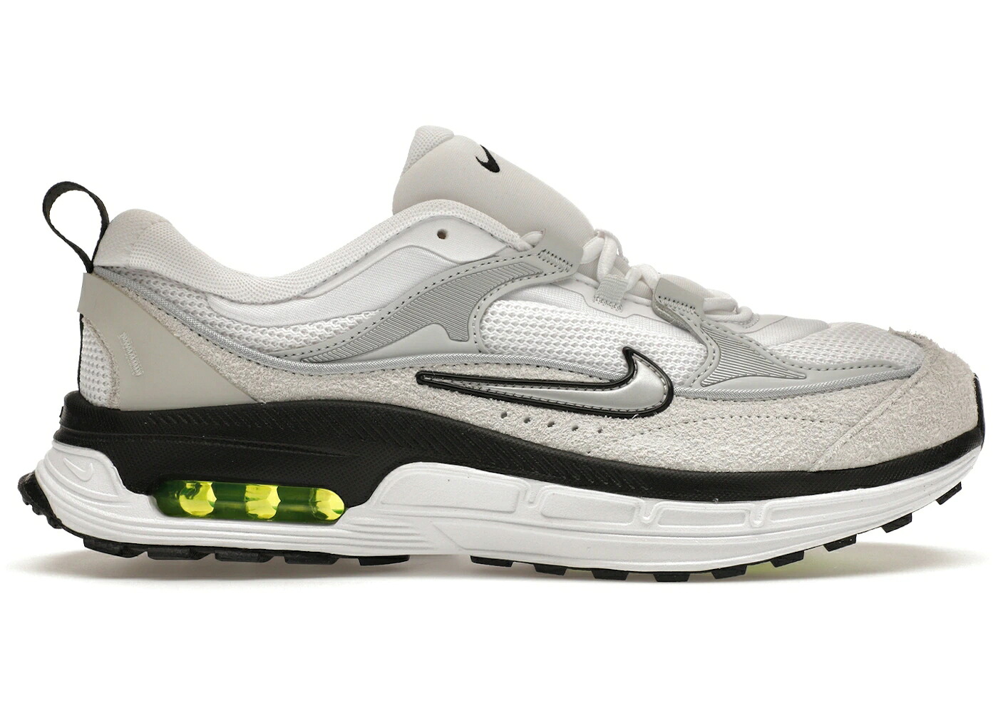ナイキ マックス 白いこと 白いこと 黒いこと 黒いこと エア湖マックス WOMEN\u0027S スニーカー レディース NIKE AIR MAX BLISS WHITE BLACK VOLT (WOMEN\u0027S) / WHITE PHOTON DUST BLACK METALLIC