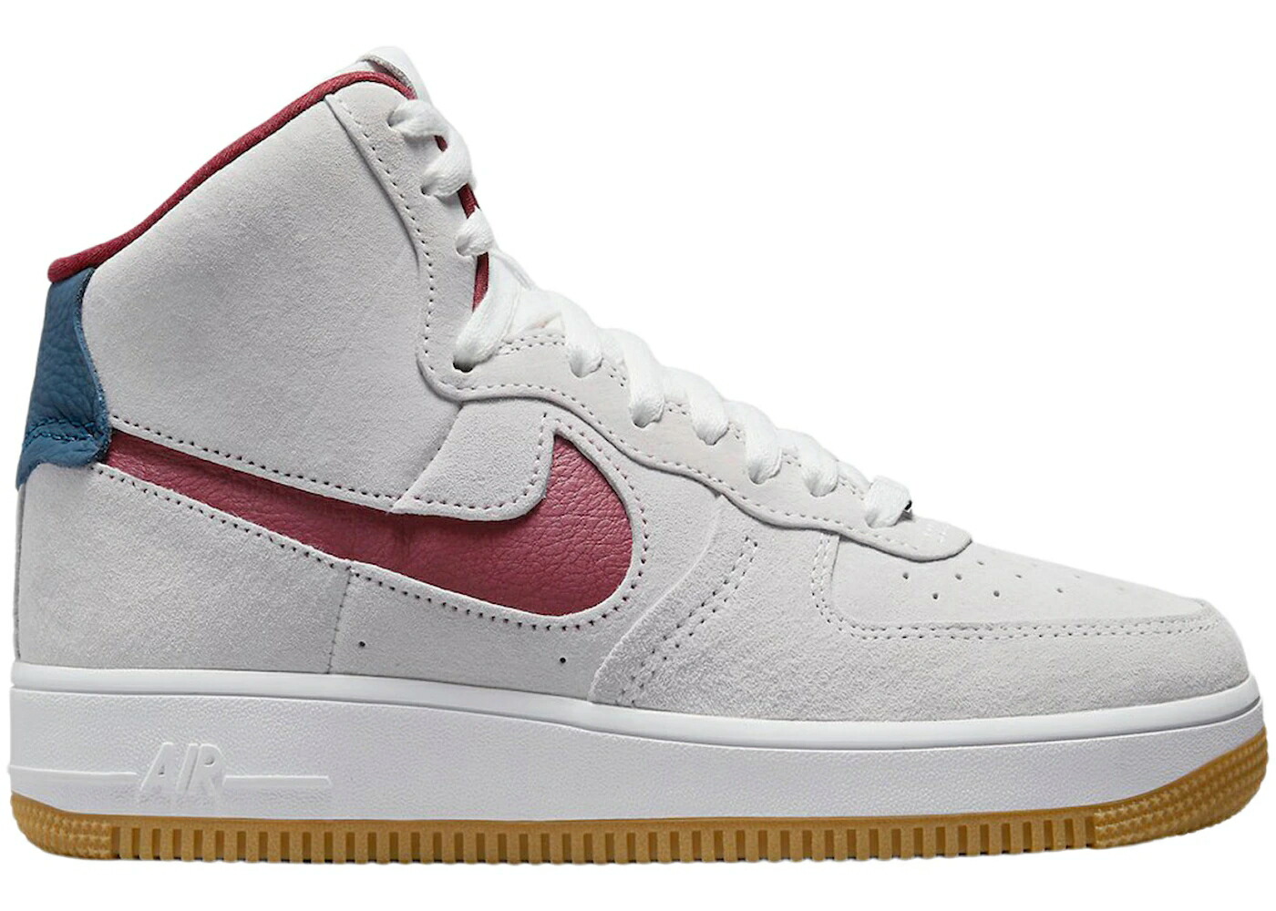 ナイキ ご機嫌 薄墨色 薄墨色 スエードクロス スウェード 空軍 WOMEN\u0027S スニーカー レディース NIKE AIR FORCE 1 HIGH SCULPT GREY SUEDE (WOMEN\u0027S) / GREY TEAL BERRY GUM