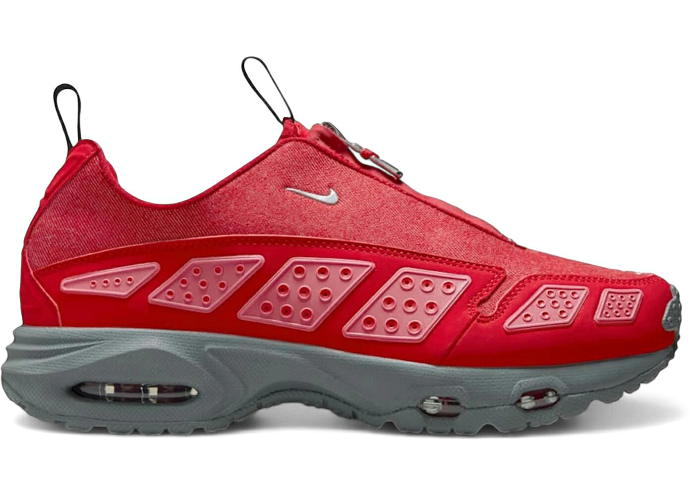 ナイキ マックス 赤 赤いこと ジーンズ 薄墨色 薄墨色 エア湖マックス WOMEN\u0027S スニーカー レディース NIKE AIR MAX SUNDER OFFSPRING GYM RED DENIM (WOMEN\u0027S) / GYM RED SMOKE GREY