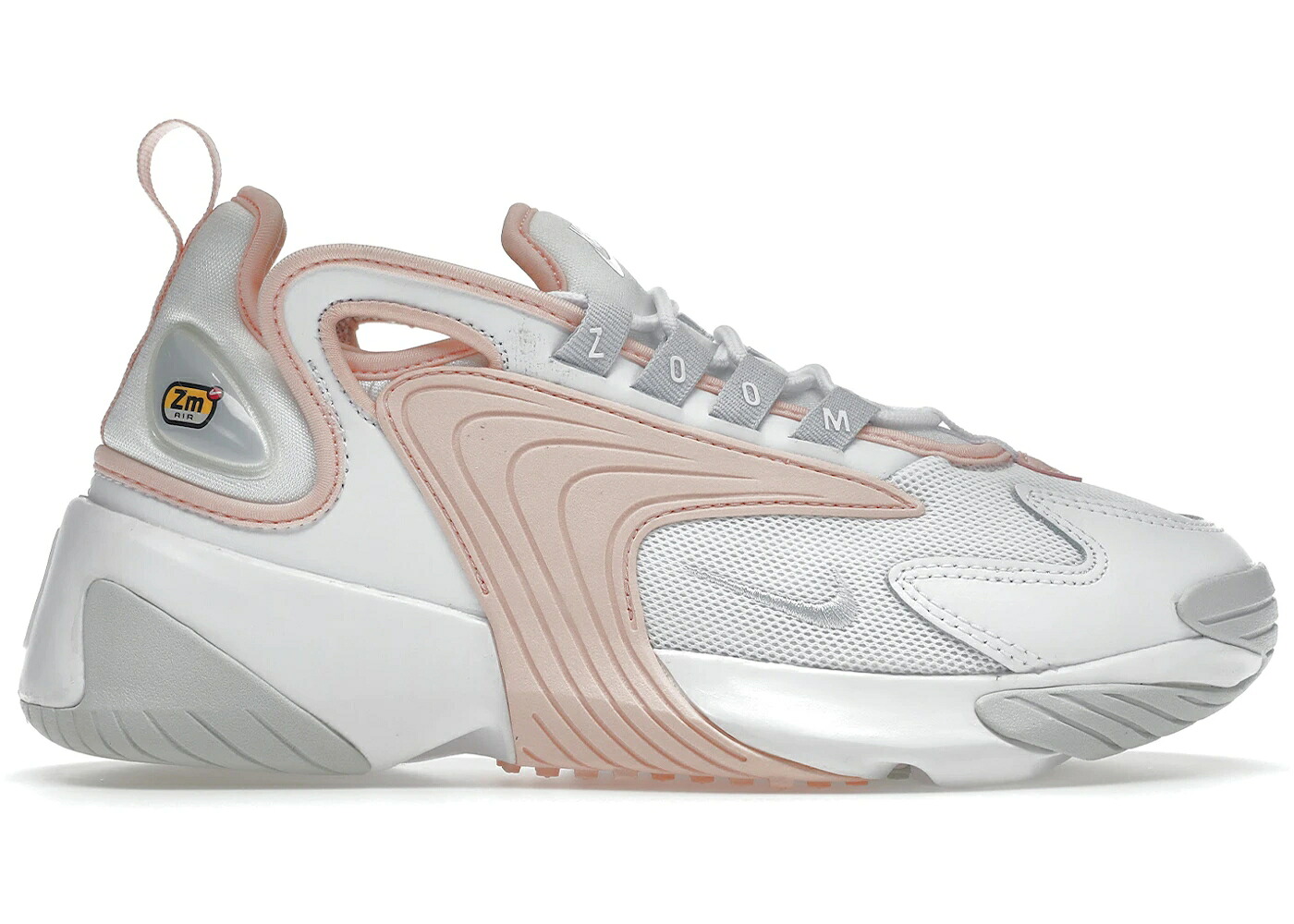 ナイキ ズーム アイコン 白色 ホワイト オーラ WOMEN'S スニーカー レディース NIKE ZOOM 2K ICON CLASH WHITE WASHED CORAL (WOMEN'S) / WHITE AURA WASHED CORAL