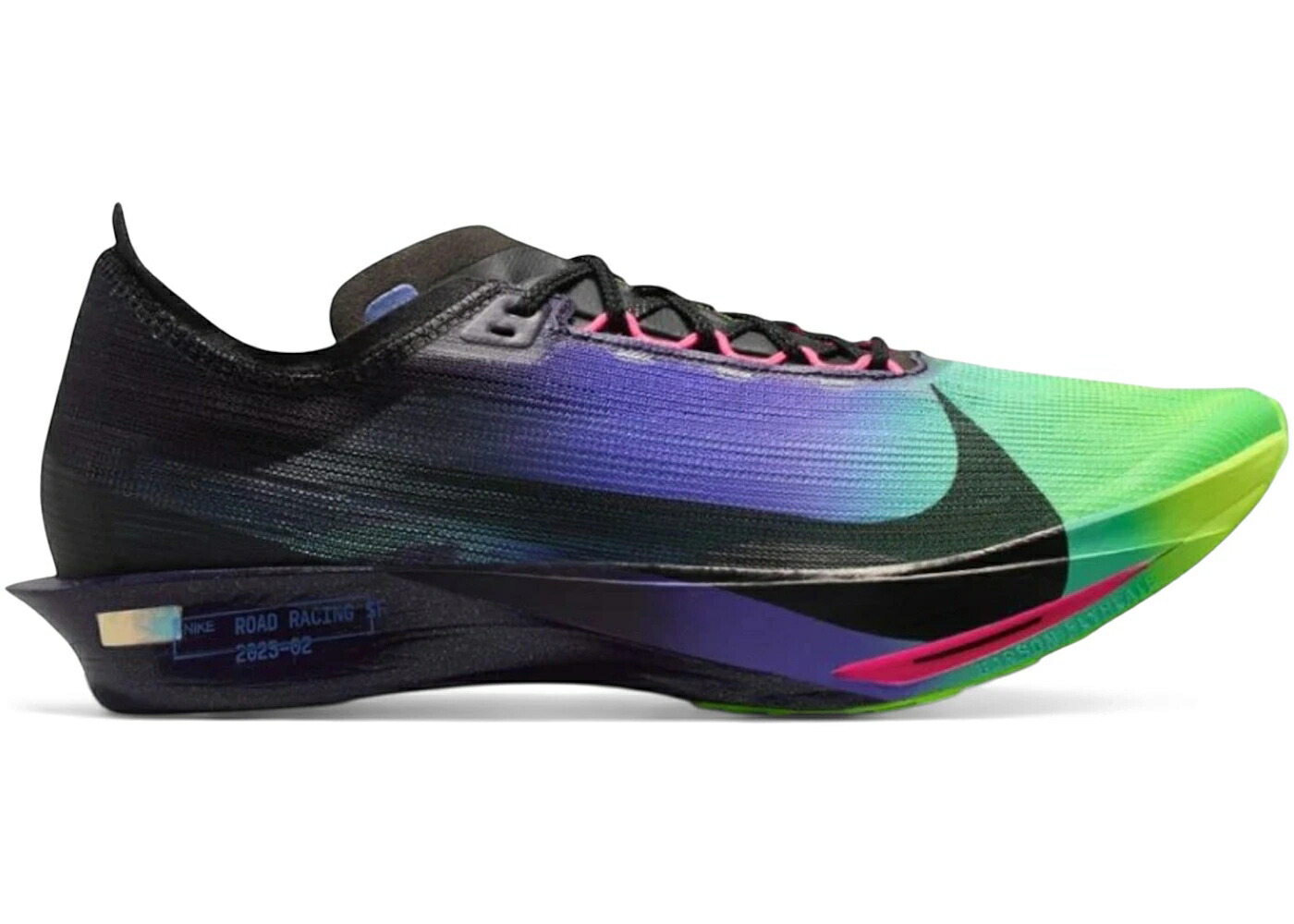 ナイキ 緑 緑であること スニーカー メンズ NIKE ZOOMX STREAKFLY 2 GLAM DARK OBSIDIAN ELECTRIC GREEN / DARK OBSIDIAN ELECTRIC GREEN