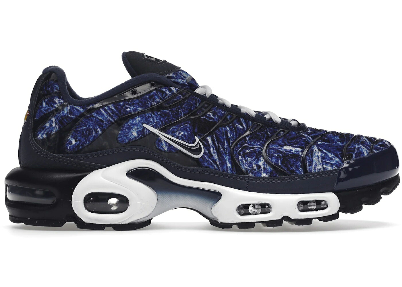 ナイキ マックス 紺色 ネイビー 白色 ホワイト 黒色 ブラック エアマックスプラス スニーカー メンズ NIKE AIR MAX PLUS MIDNIGHT NAVY WHITE / MIDNIGHT NAVY WHITE BLACK|スニケス