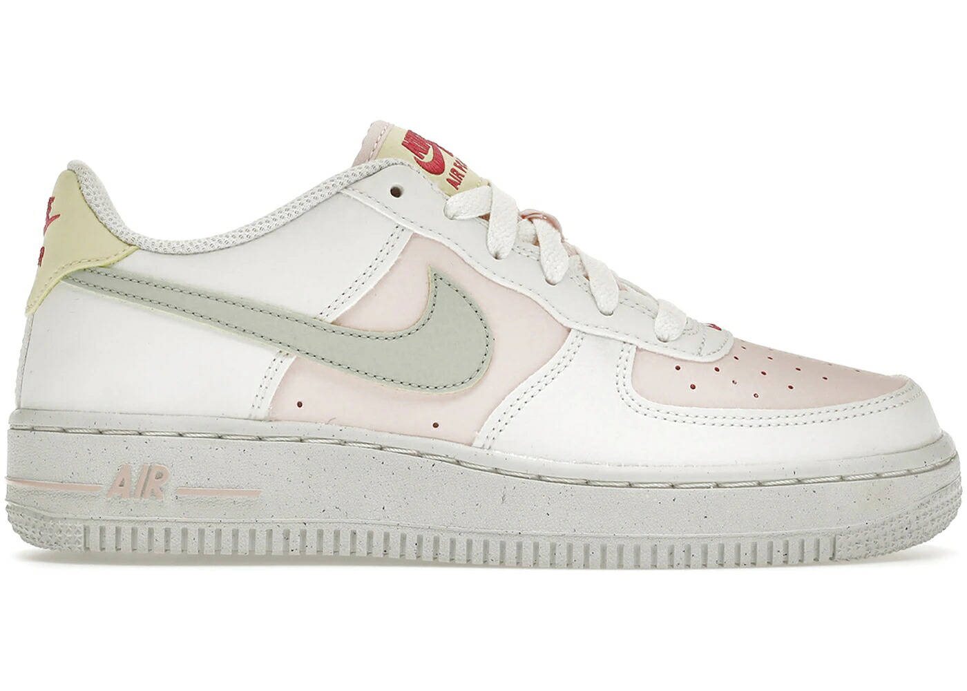 ナイキ 白色 ホワイト エアフォース ジュニア キッズ NIKE AIR FORCE 1 LOW NEXT NATURE EASTER (GS) / SUMMIT WHITE ATMOSPHERE CITRON ベビー マタニティ スニーカー｜スニケス 27,365円
