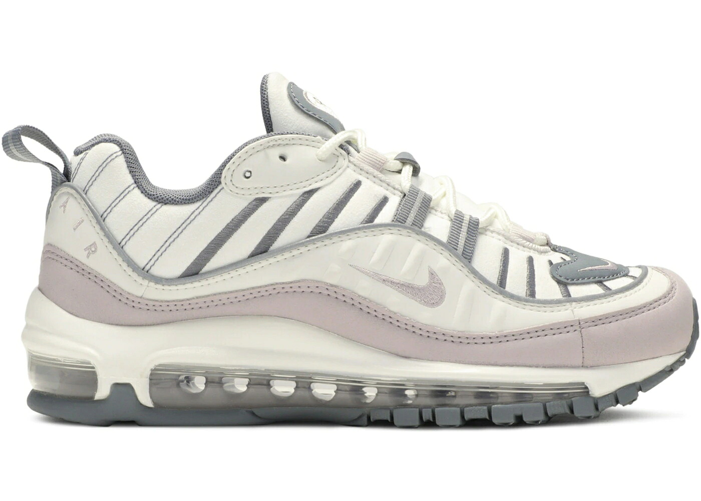 ナイキ マックス 紫 バイオレット 白色 ホワイト クール 灰色 グレー エアマックス WOMEN'S スニーカー レディース NIKE AIR MAX 98 VIOLET ASH (WOMEN'S) / SUMMIT WHITE COOL GREY|スニケス