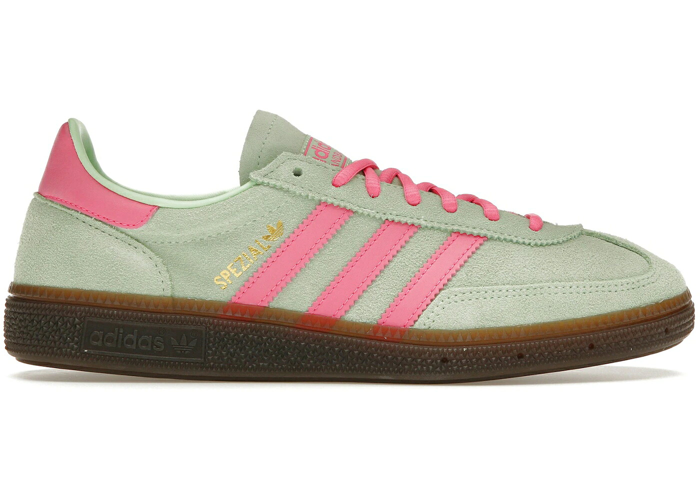 アディダス ハンドボール スペシアル 緑 緑であること サクラ色 スニーカー メンズ ADIDAS HANDBALL SPEZIAL SEMI GREEN SPARK / SEMI GREEN SPARK LUCID PINK GUM