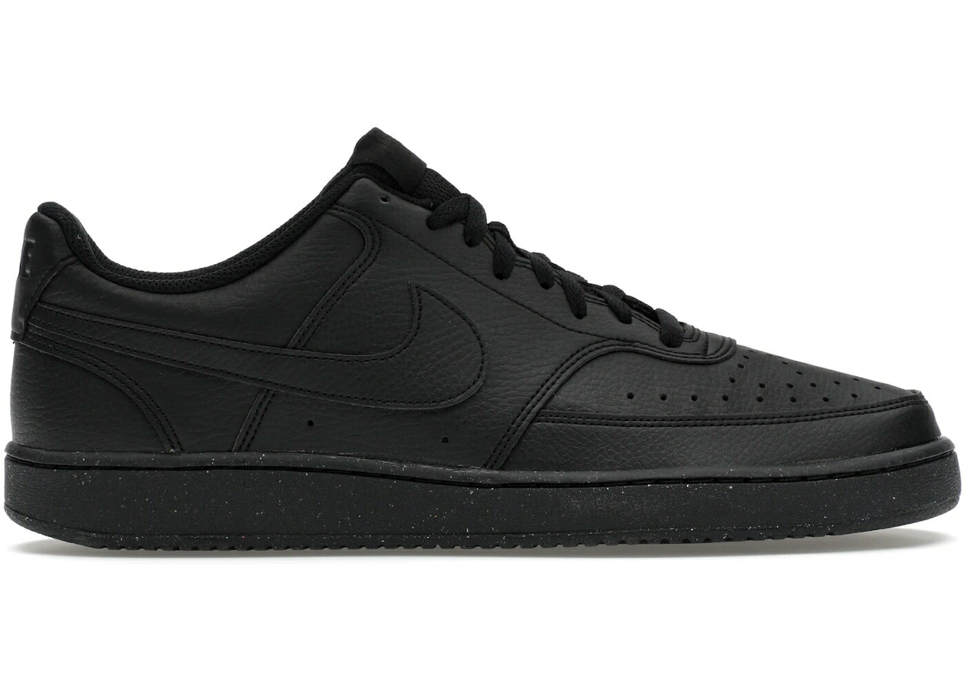 ナイキ コート 黒色 ブラック スニーカー メンズ NIKE COURT VISION LOW NEXT NATURE TRIPLE BLACK / BLACK BLACK BLACK