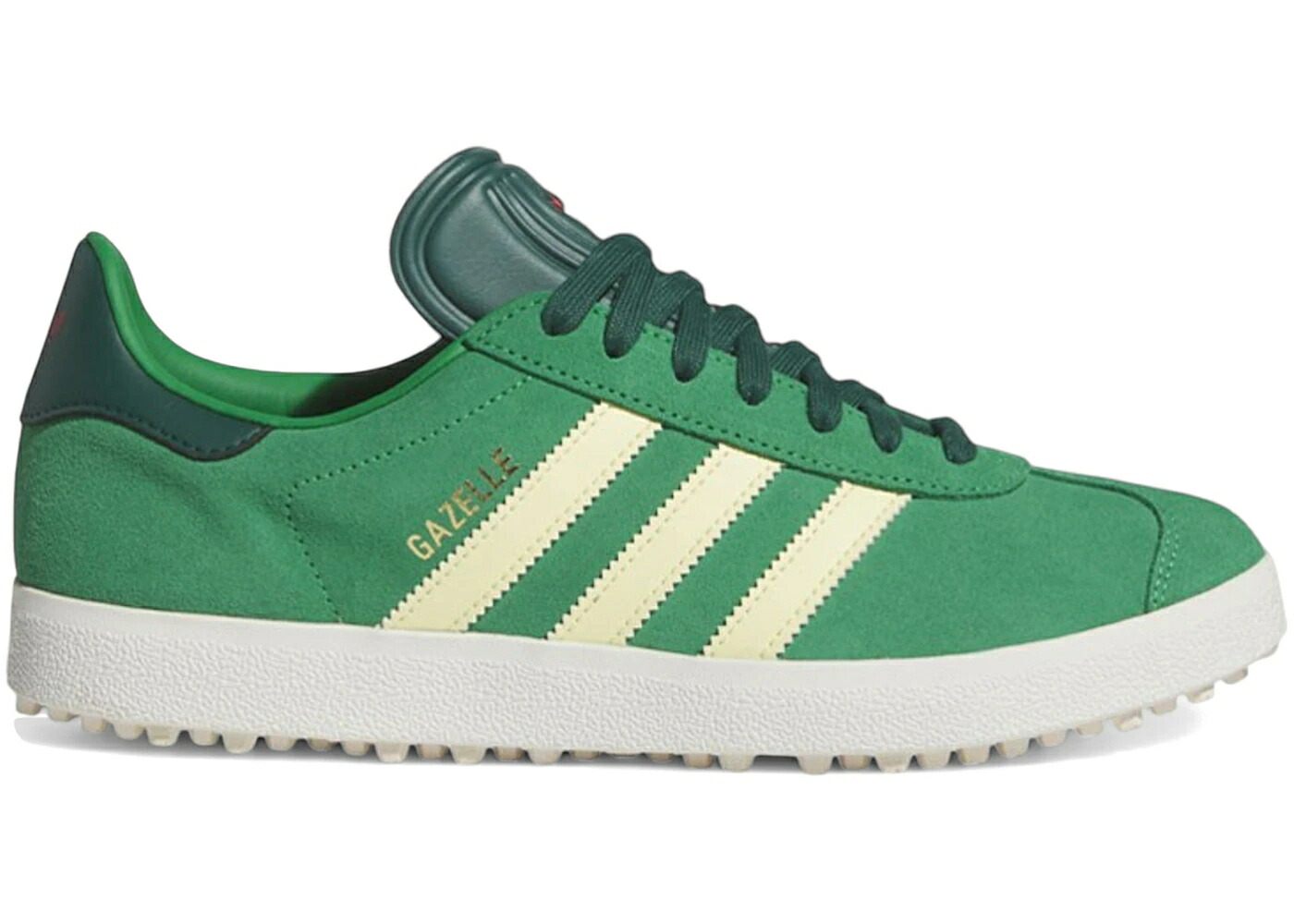 アディダス ガゼル ゴルフ 緑 グリーン 黄色 イエロー スニーカー メンズ ADIDAS GAZELLE SPIKELESS GOLF GREEN ALMOST YELLOW / GREEN ALMOST YELLOW COLLEGIATE
