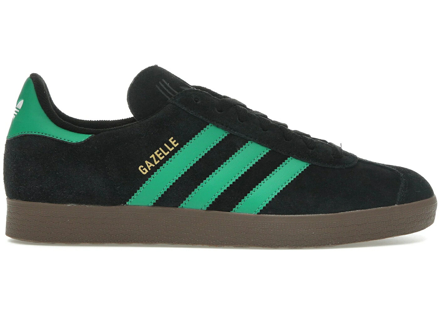 アディダス ガゼル 黒色 ブラック コート 緑 グリーン コア スニーカー メンズ ADIDAS GAZELLE BLACK COURT GREEN / CORE BLACK COURT GREEN CLOUD