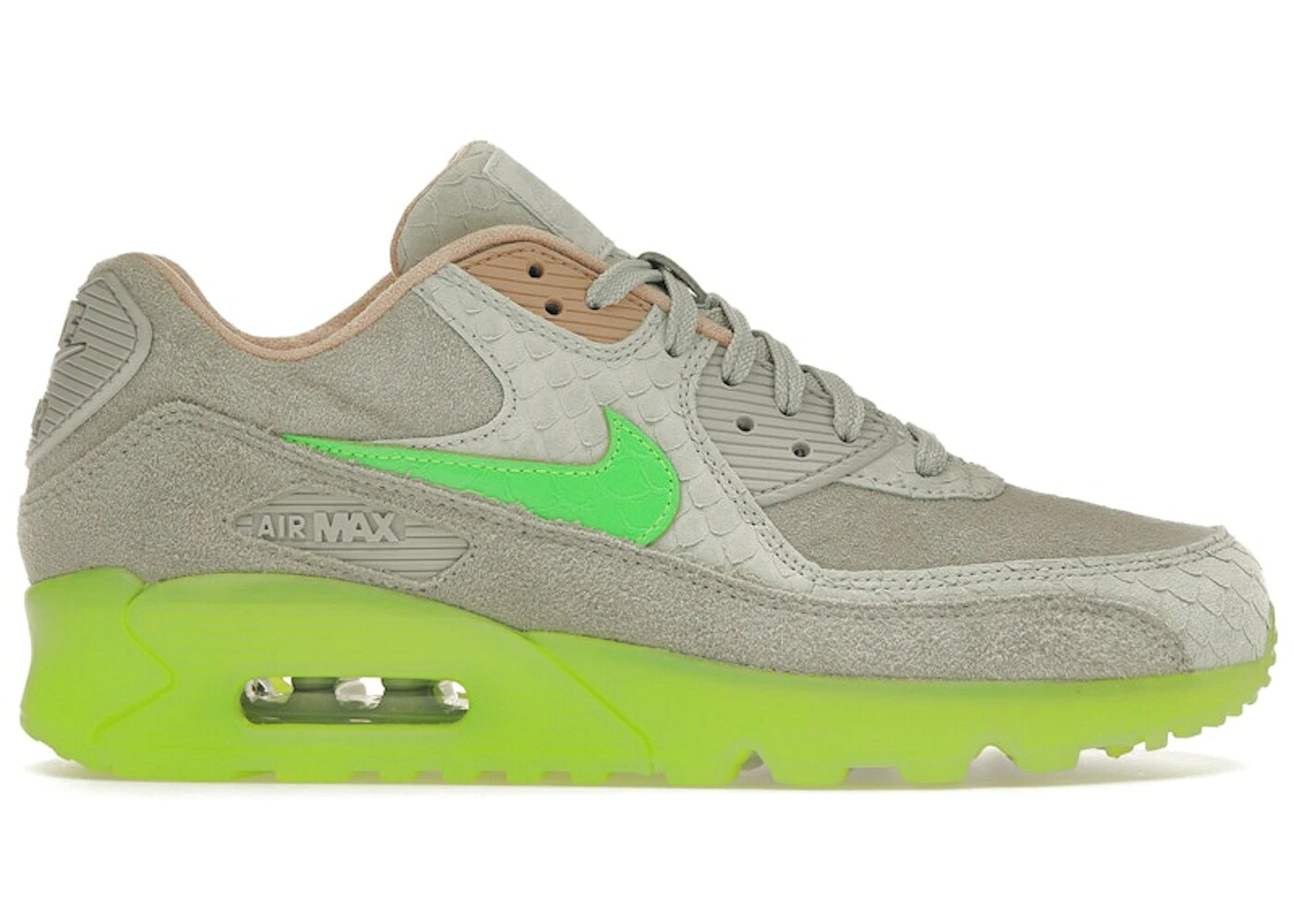 ナイキ マックス 純然たる プラチナム 緑 緑であること 大気圏マックス スニーカー メンズ NIKE AIR MAX 90 NEW SPECIES / PURE PLATINUM ELECTRO GREEN BIO