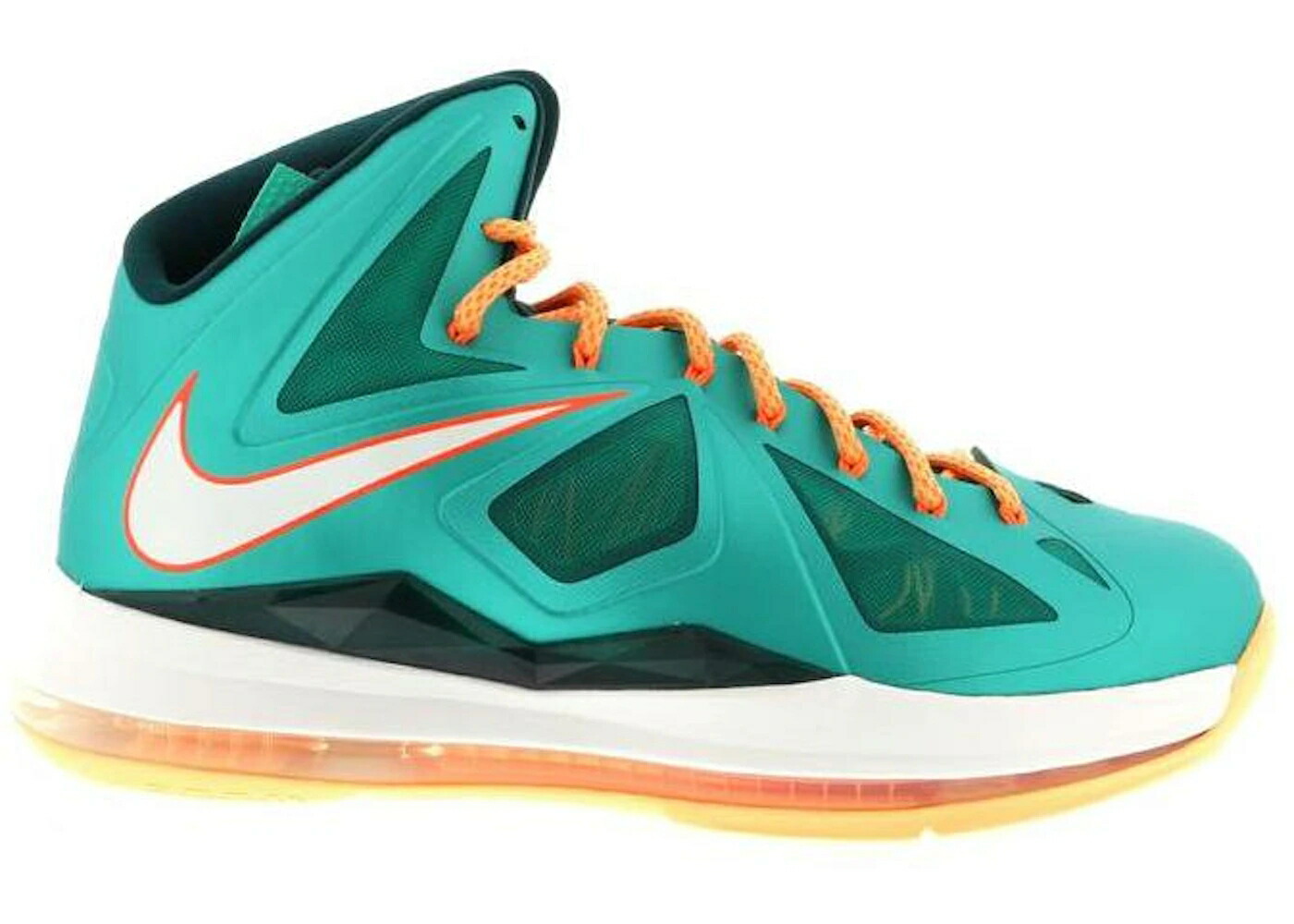 ナイキ レブロン マイアミ ドルフィンズ スニーカー メンズ NIKE LEBRON X MIAMI DOLPHINS / ATOMIC TEAL ATOMIC TEAL TOTAL 靴-スニーカー-メンズ靴