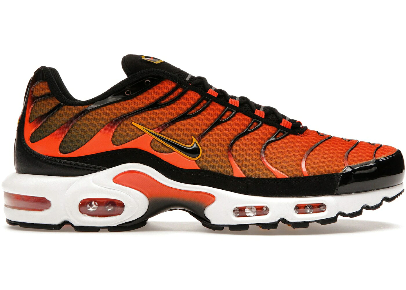 ナイキ マックス 橙 オレンジ色 黒いこと 黒いこと 白いこと 白いこと エアマックスプラス スニーカー メンズ NIKE AIR MAX PLUS SAFETY ORANGE BLACK / SAFETY ORANGE BLACK WHITE