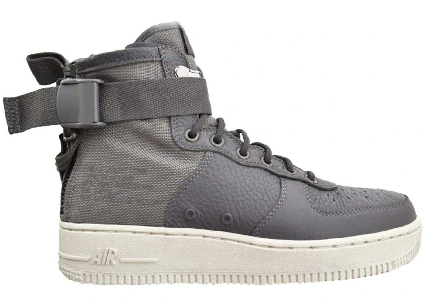 ナイキ ミッド 薄墨色 薄墨色 空軍 スニーカー メンズ NIKE 空想科学小説 AIR FORCE 1 MID DARK GREY / DARK GREY DARK GREY LIGHT BONE