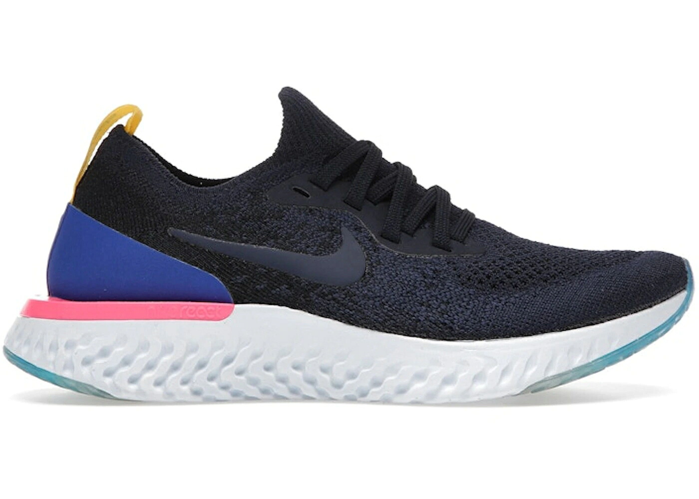 ナイキ エピック リアクト フライニット カレッジ 紺色 ネイビー WOMEN'S スニーカー レディース NIKE EPIC REACT FLYKNIT COLLEGE NAVY (WOMEN'S) / COLLEGE NAVY COLLEGE NAVY RACER