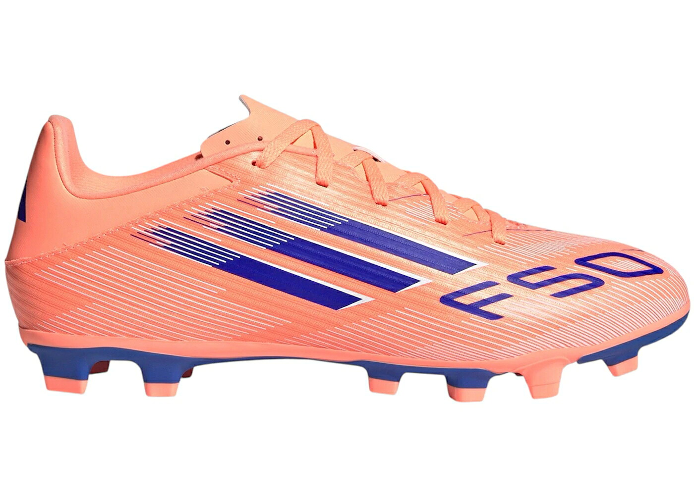 アディダス 野球クラブ 橙 オレンジ色 青み 青色 スニーカー メンズ ADIDAS F50 CLUB FG/MG CORAL BLAZE PACK / BEAM ORANGE LUCID BLUE CLOUD