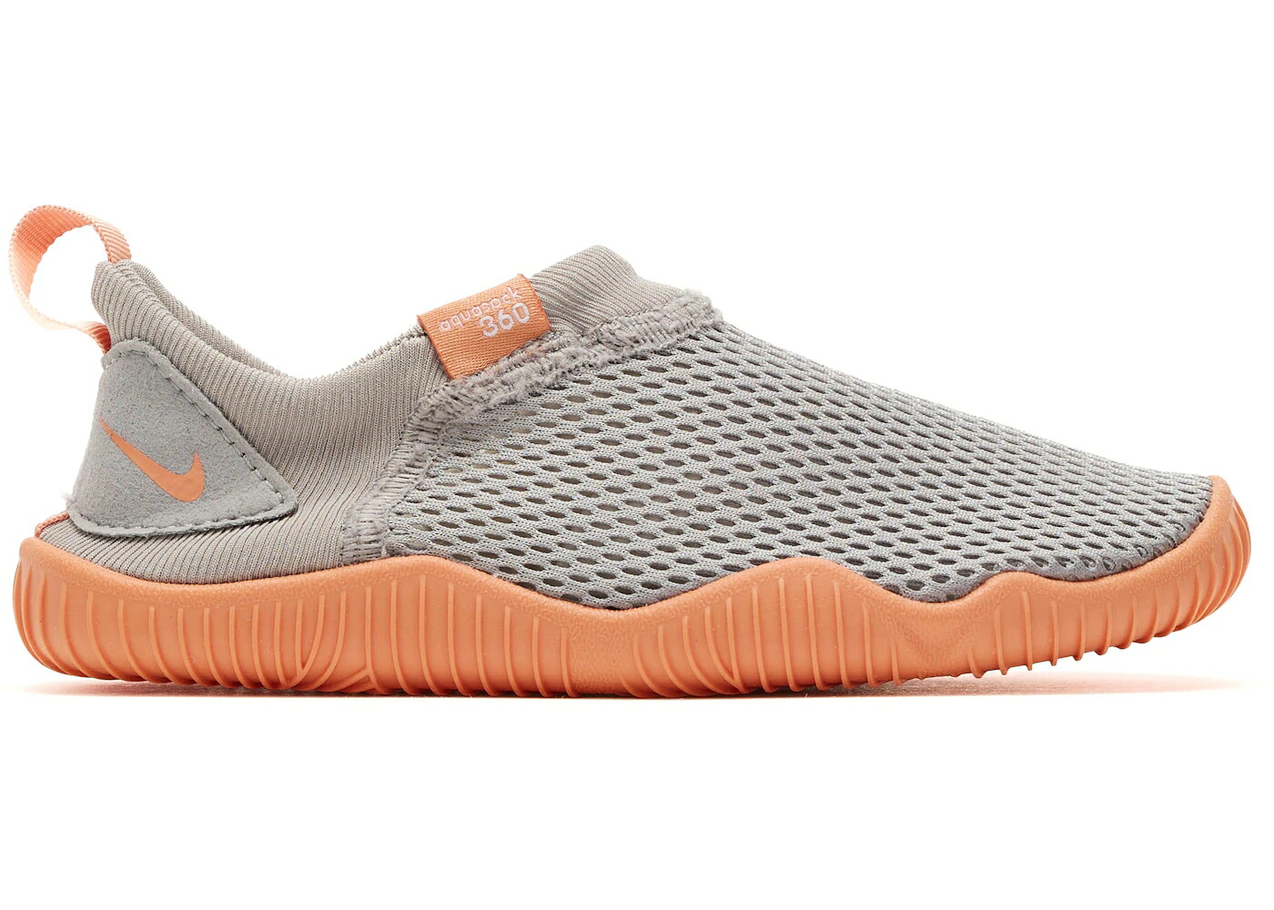ナイキ アクア 銀色 シルバー ジュニア キッズ NIKE AQUA SOCK 360 LIGHT SILVER APRICOT AGATE (TD) / LIGHT SILVER APRICOT AGATE