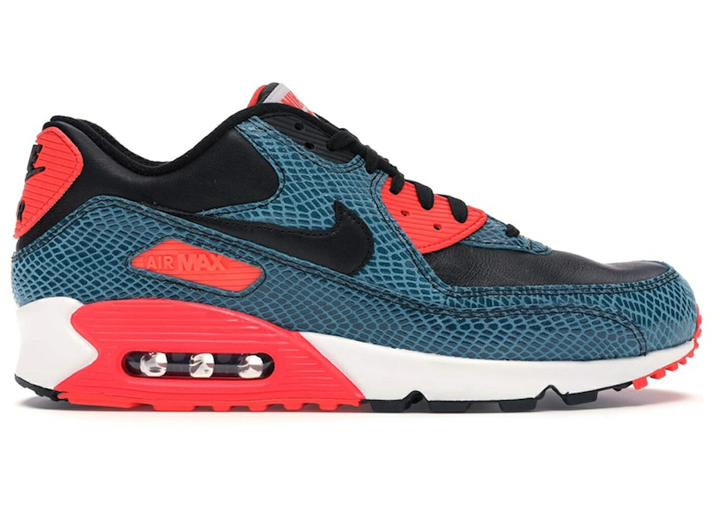 ナイキ マックス 黒色 ブラック エアマックス スニーカー メンズ NIKE AIR MAX 90 INFRARED SNAKE / DUSTY CACTUS BLACK INFRARED