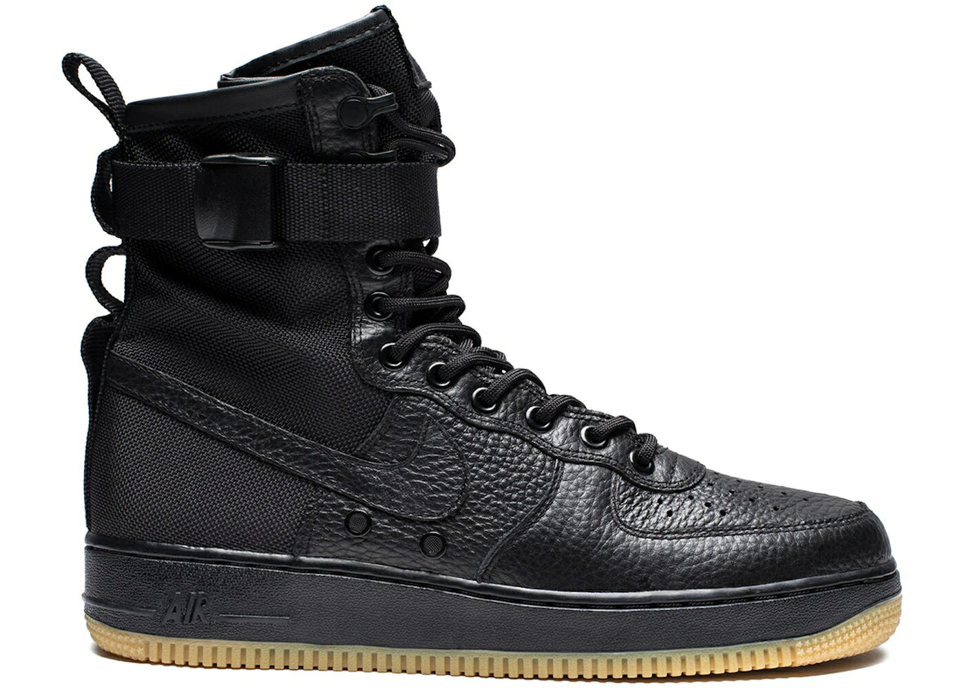 ナイキ 黒いこと 黒いこと 空軍 スニーカー メンズ NIKE 空想科学小説 AIR FORCE 1 BLACK GUM (NO BAG) (2017) / BLACK BLACK BLACK BLACK