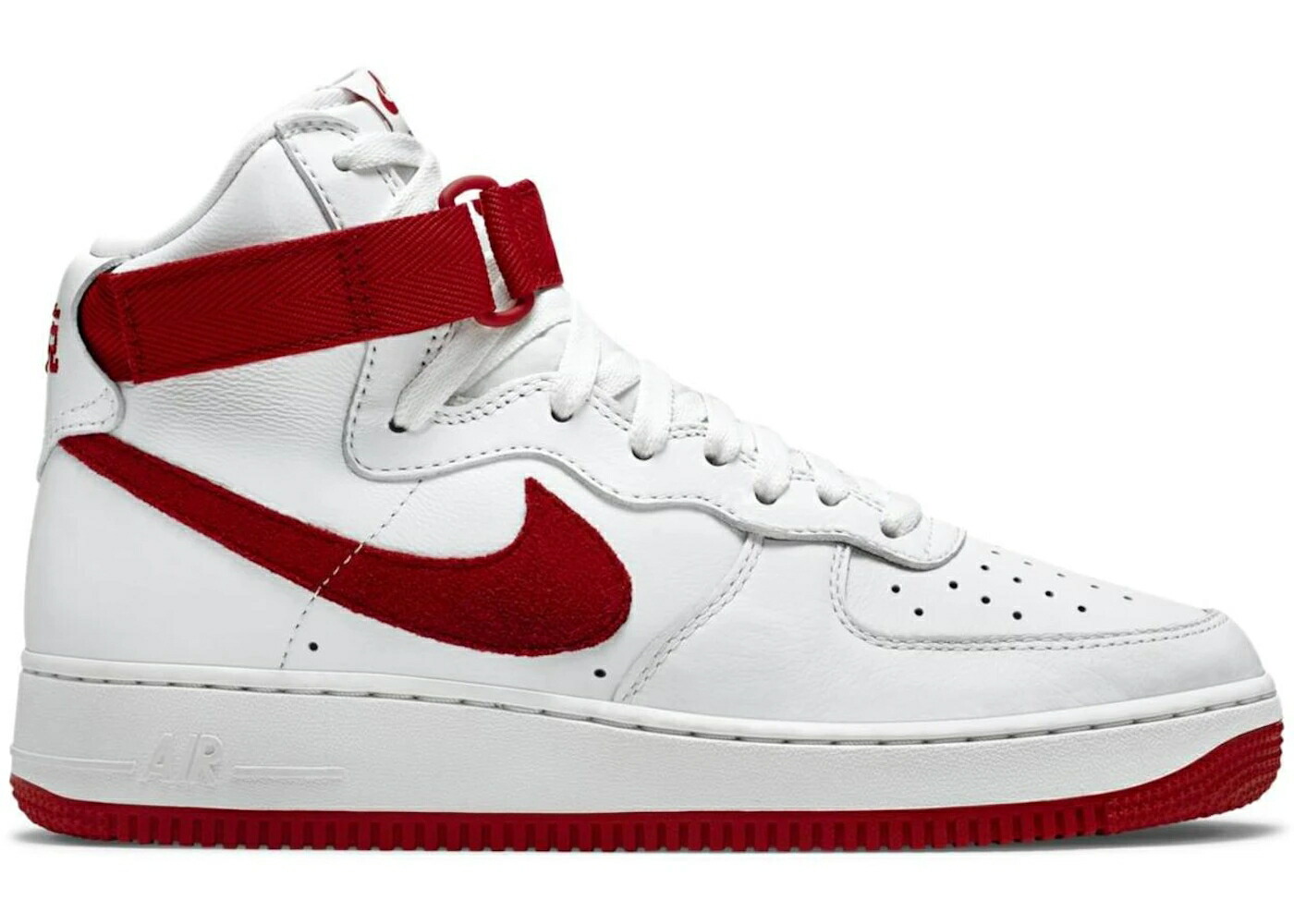 ナイキ ご機嫌 白いこと 白いこと 赤 赤いこと 空軍 スニーカー メンズ NIKE AIR FORCE 1 HIGH NAI-KE SUMMIT WHITE (2015) / SUMMIT WHITE UNIVERSITY RED