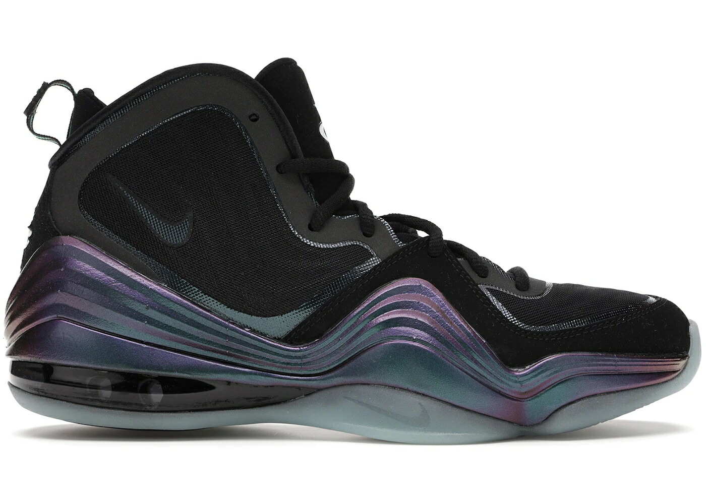 ナイキ ペニー 黒いこと 黒いこと 紫 パープル エア湖ペニー スニーカー メンズ NIKE AIR PENNY 5 INVISIBILITY CLOAK (2020) / BLACK ATOMIC TEAL PURPLE TEAL