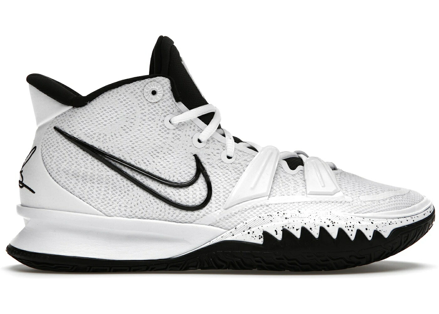 ナイキ カイリー 白いこと 白いこと 黒いこと 黒いこと スニーカー メンズ NIKE KYRIE 7 結核症 WHITE BLACK / WHITE BLACK