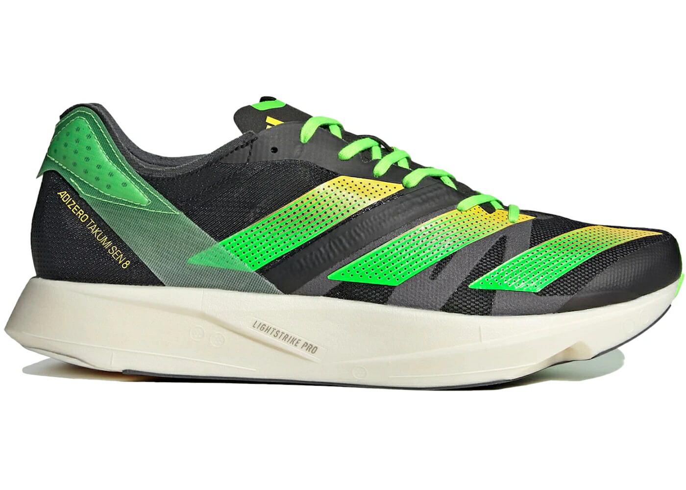 アディダス アディゼロ 黄色 イエロー コア 黒色 ブラック スニーカー メンズ ADIDAS ADIZERO TAKUMI SEN 8 BEAM YELLOW / CORE BLACK BEAM YELLOW SOLAR