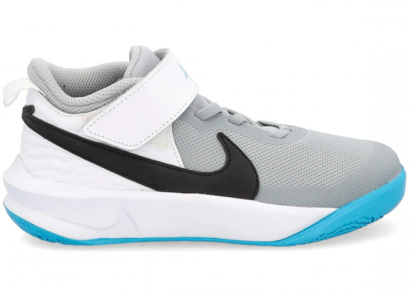 ナイキ チーム 灰色 グレー 青色 ブルー ライトニング 白色 ホワイト ジュニア キッズ NIKE TEAM HUSTLE D 10 GREY BLUE LIGHTNING (PS) / WHITE WOLF GREY BLUE LIGHTNING ベビー マタニティ スニーカー
