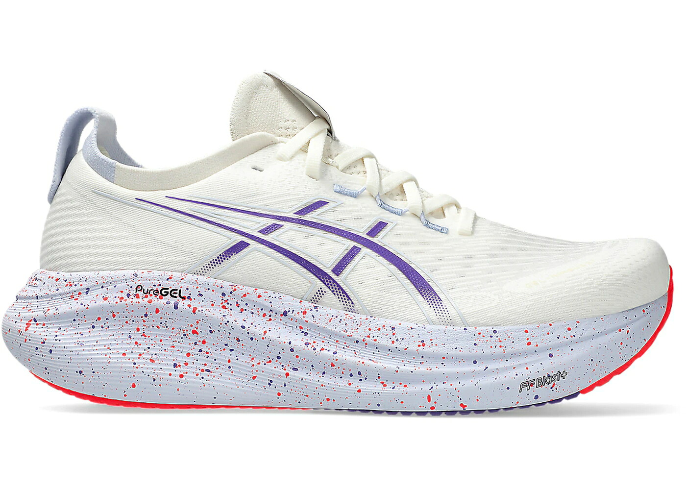 アシックス 皮膚軟化剤 紫 パープル スニーカー メンズ ASICS GEL-NIMBUS 27 TOKYO CREAM EDO PURPLE / CREAM EDO PURPLE