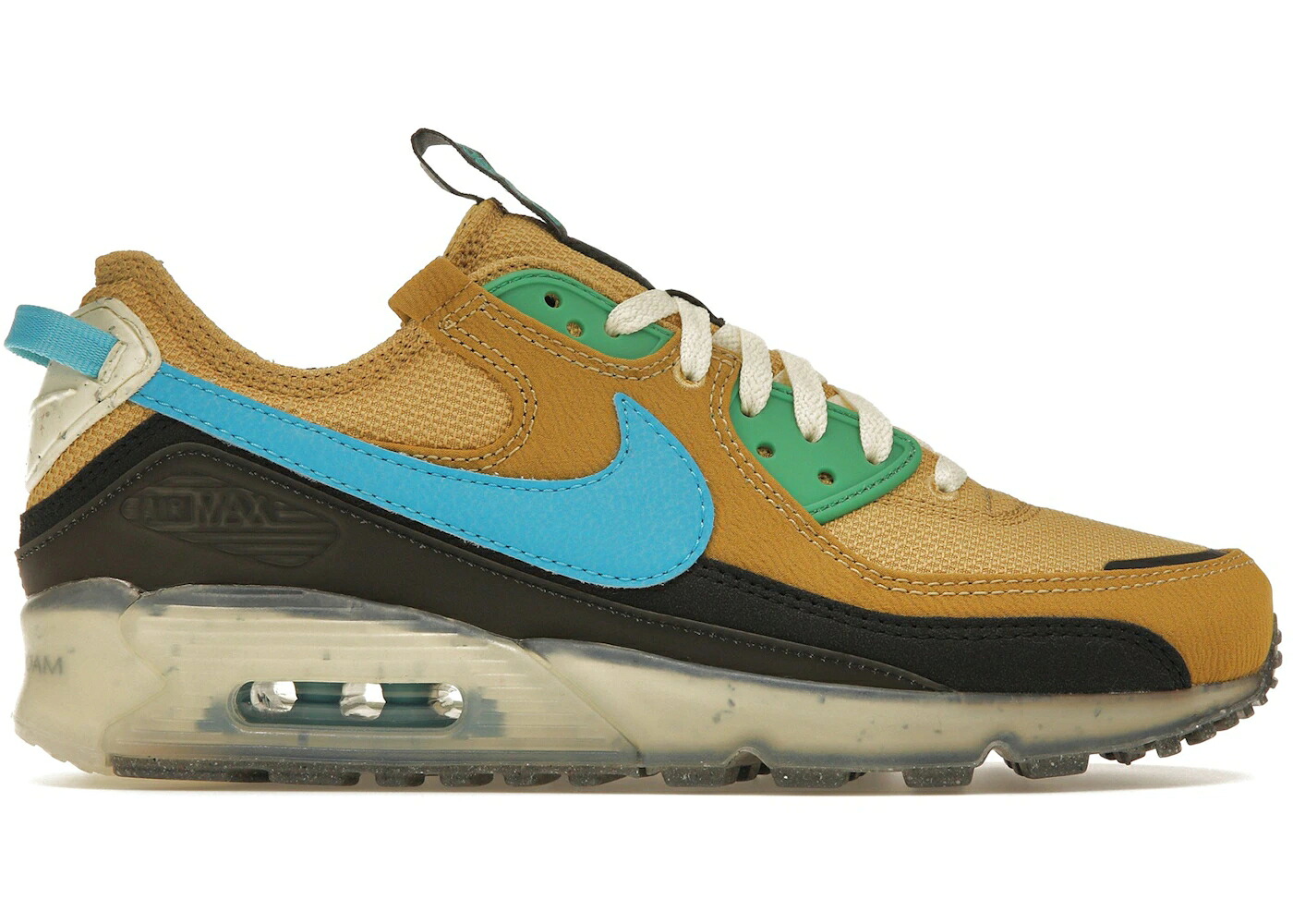 ナイキ マックス ウィート ゴールド 闘技場 緑 緑であること エア湖マックス スニーカー メンズ NIKE AIR MAX TERRASCAPE 90 WHEAT GOLD STADIUM GREEN / WHEAT GOLD STADIUM GREEN