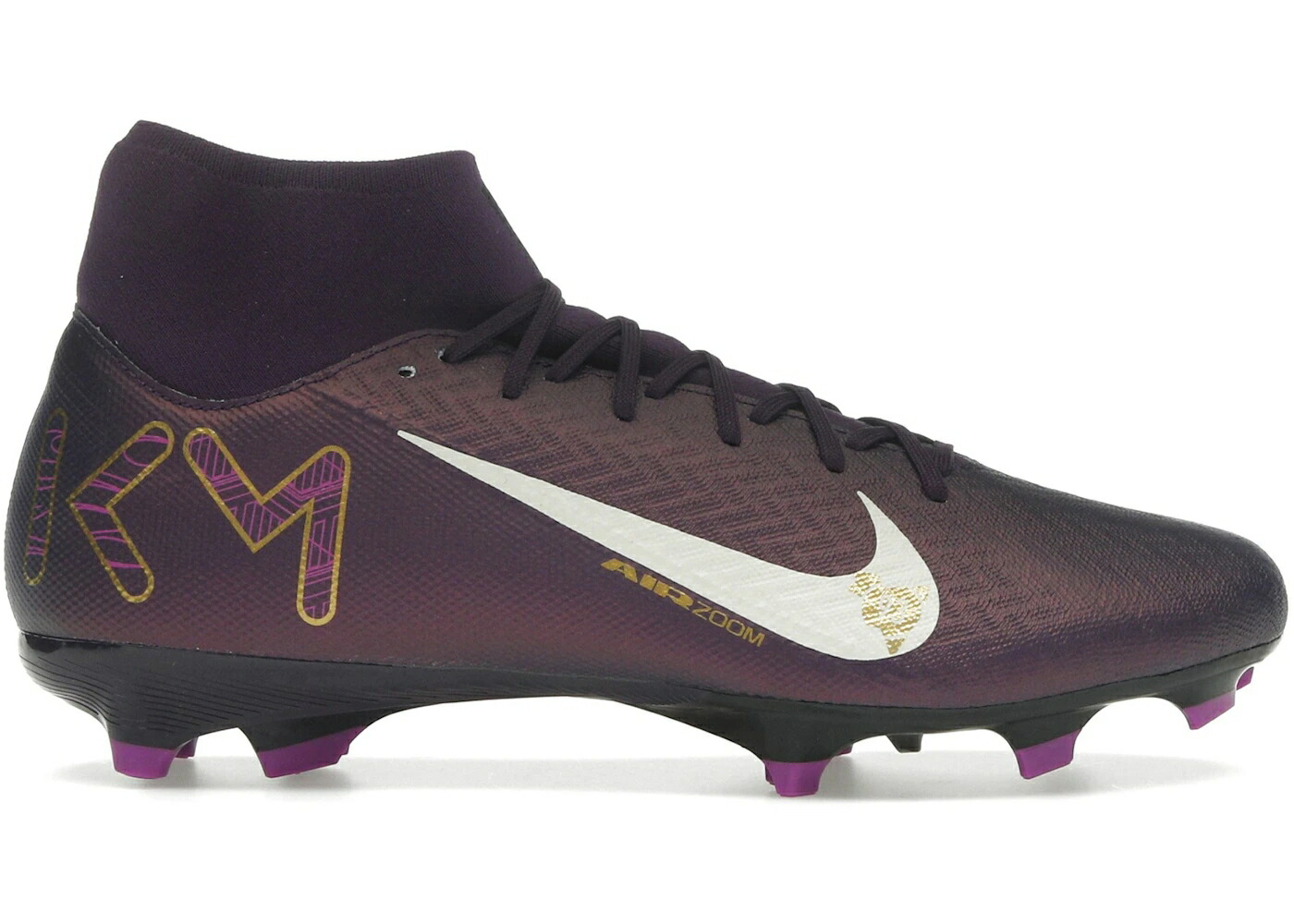 ナイキ アカデミー グランド 紫 パープル アイボリー スニーカー メンズ NIKE MERCURIAL SUPERFLY 10 ACADEMY FG/MG KYLIAN MBAPP GRAND PURPLE / GRAND PURPLE PALE IVORY