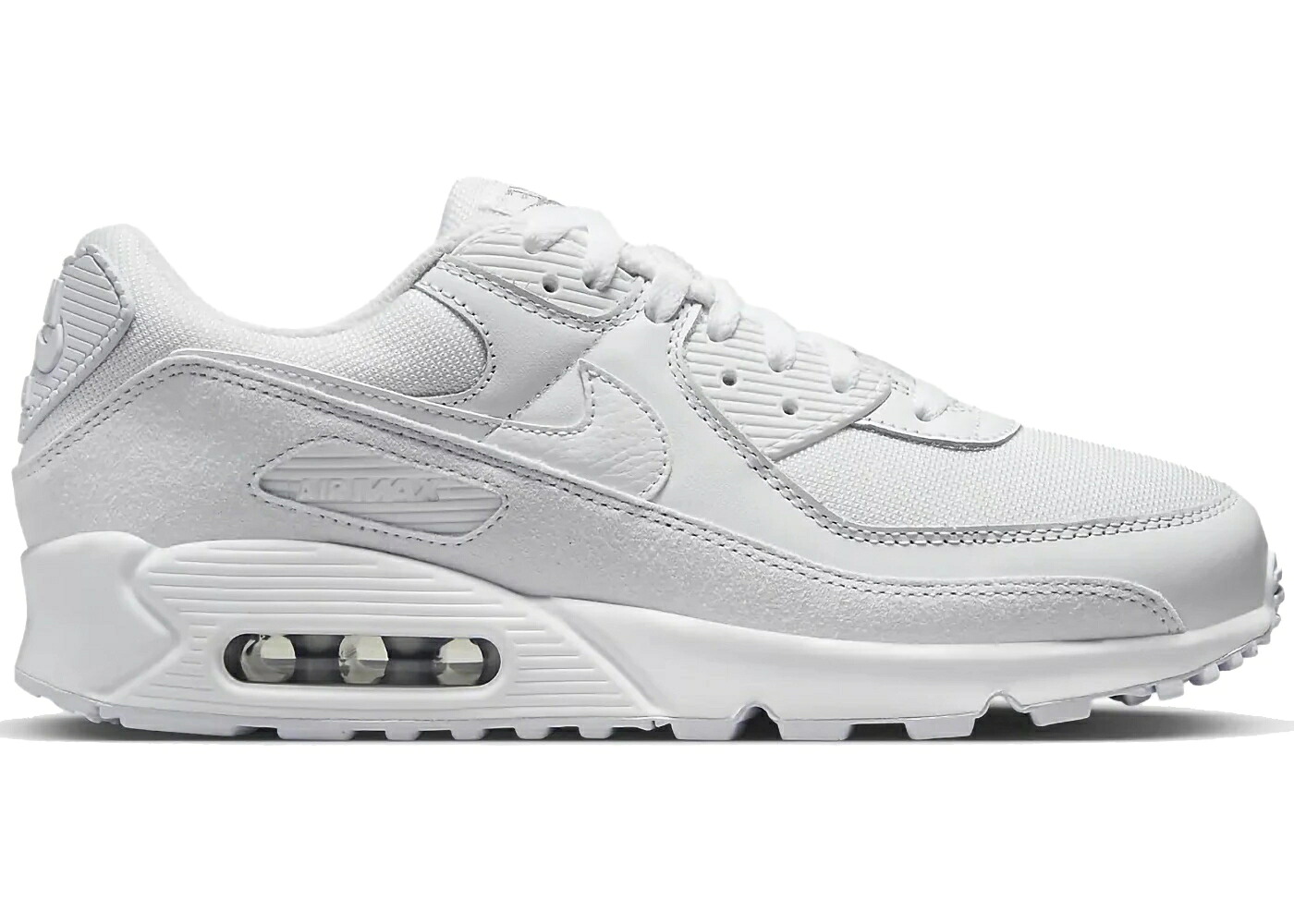 ナイキ マックス プレミアム 白色 ホワイト 銀色 シルバー エアマックス スニーカー メンズ NIKE AIR MAX 90 PREMIUM WHITE METALLIC SILVER (2023) / WHITE METALLIC SILVER WHITE｜スニケス