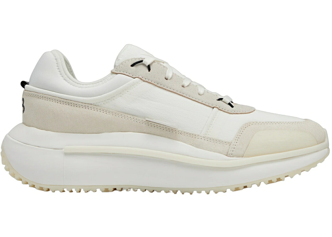 アディダス ラン コア 白色 ホワイト クリーム 黒色 ブラック スニーカー メンズ ADIDAS Y-3 AJATU RUN CORE WHITE CREAM BLACK / CORE WHITE CREAM WHITE BLACK