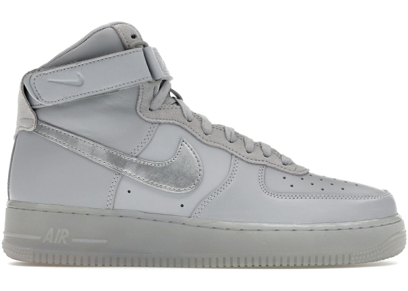 ナイキ 御機嫌 薄墨色 薄墨色 しろがね色 しろがね色 空軍 スニーカー メンズ NIKE AIR FORCE 1 HIGH WOLF GREY / WOLF GREY METALLIC SILVER VOLT