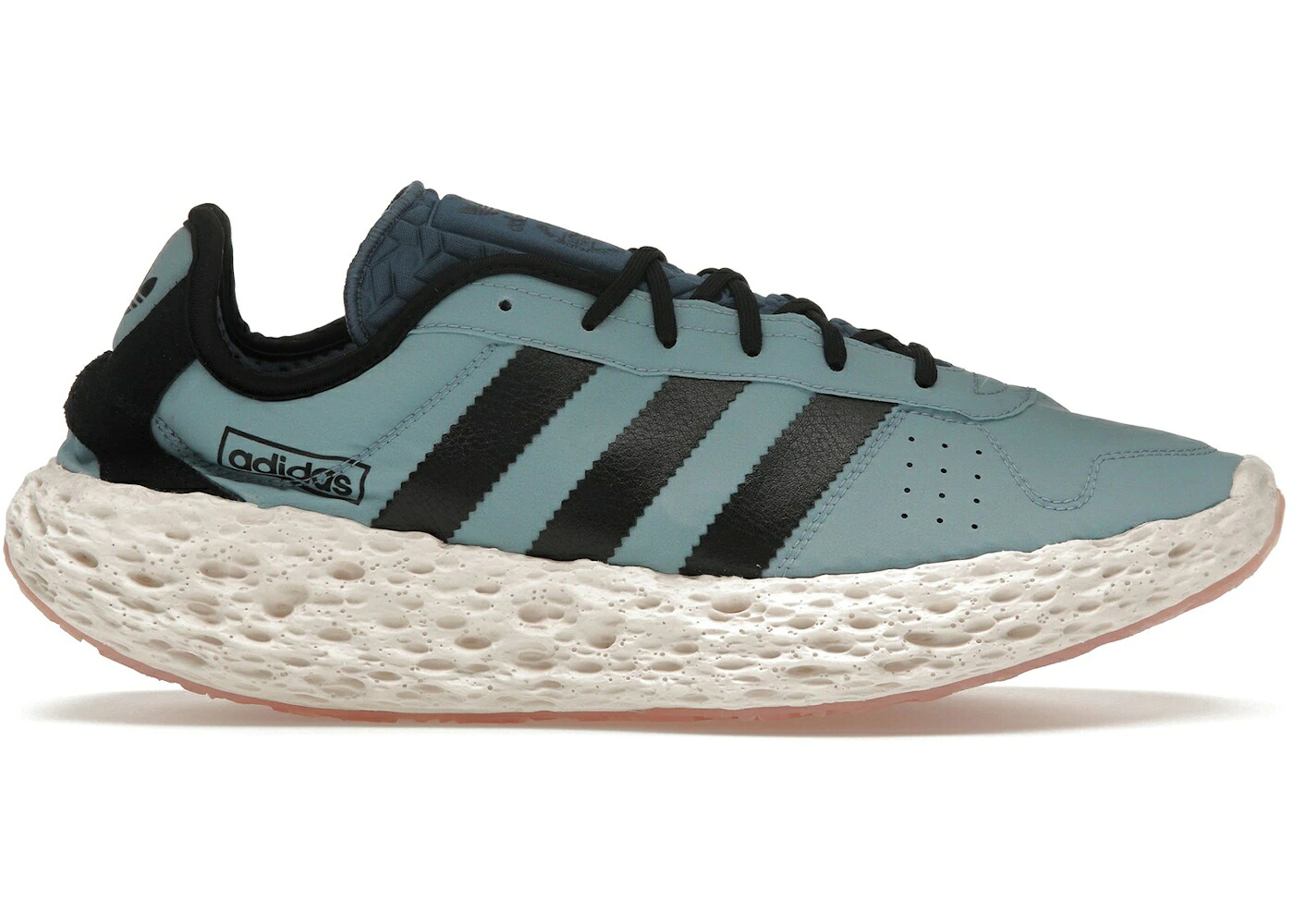 アディダス 青味 青み 中核グループ 黒いこと 黒いこと スニーカー メンズ ADIDAS ZPONGE TACTILE BLUE / TACTILE BLUE CORE BLACK WONDER