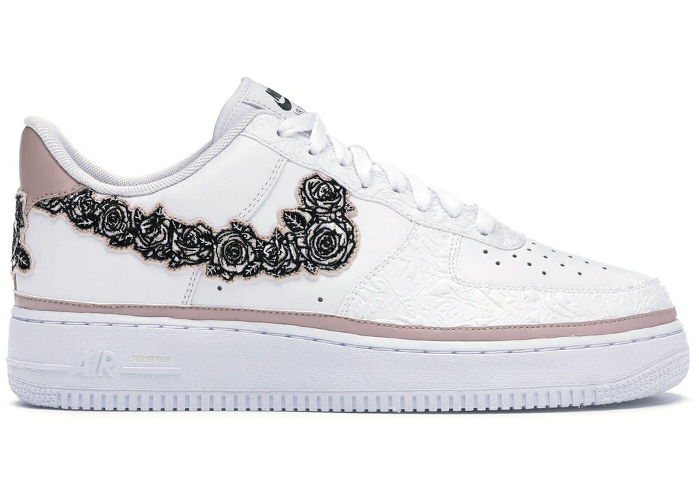 ナイキ 白いこと 白いこと 黒いこと 黒いこと 空軍 スニーカー メンズ NIKE AIR FORCE 1 LOW DOERNBECHER (2019) / WHITE STONE MAUVE BLACK