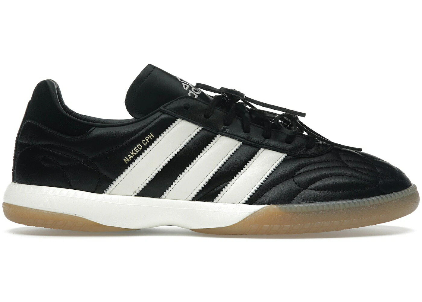 アディダス サンバ コア 黒色 ブラック 白色 ホワイト スニーカー メンズ ADIDAS SAMBA MILLENIUM NAKED MAHA CORE BLACK / CORE BLACK OFF WHITE GUM 5