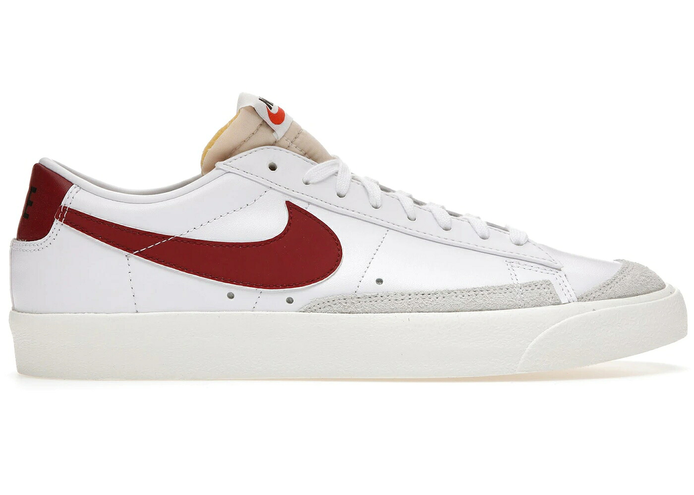 ナイキ ブレイザー ビンテージ ヴィンテージ チーム 赤 レッド 白色 ホワイト スニーカー メンズ NIKE BLAZER LOW 77 VINTAGE TEAM RED / WHITE WHITE SAIL TEAM RED|スニケス