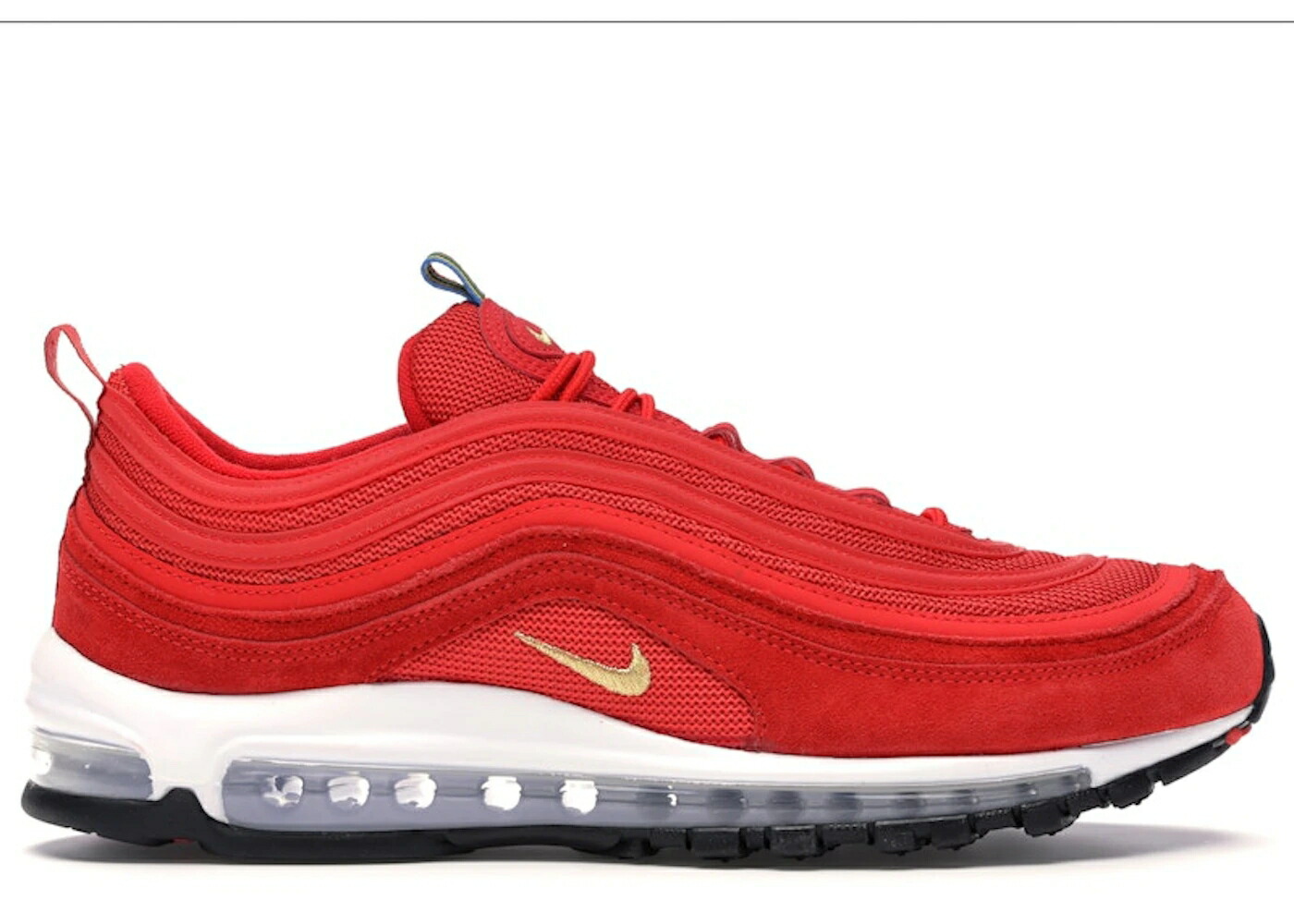 ナイキ マックス オリンピック リング 赤 レッド 白色 ホワイト 黒色 ブラック エアマックス スニーカー メンズ NIKE AIR MAX 97 OLYMPIC RINGS PACK RED / CHALLENGE RED WHITE BLACK|スニケス