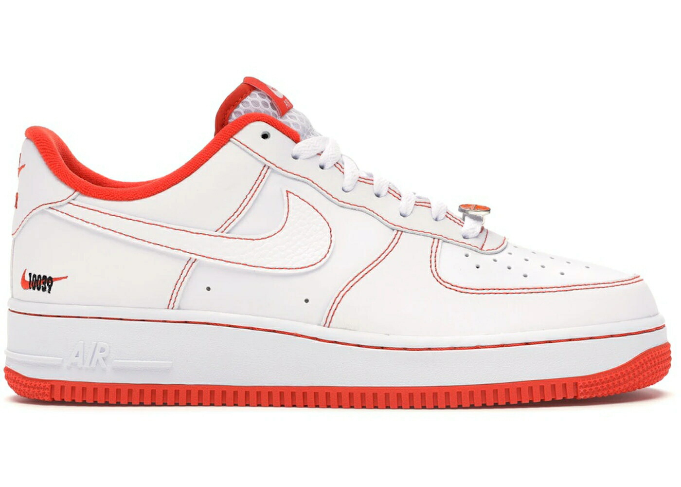ナイキ パーク 白色 ホワイト 黒色 ブラック チーム 橙 オレンジ エアフォース スニーカー メンズ NIKE AIR FORCE 1 LOW RUCKER PARK (2020) / WHITE BLACK TEAM ORANGE