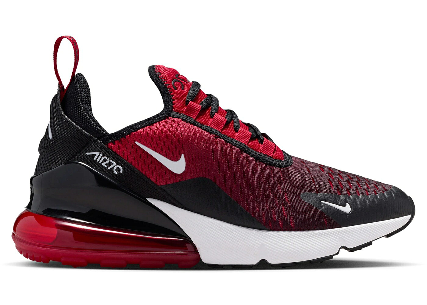 ナイキ マックス 赤 レッド 黒色 ブラック 白色 ホワイト エアマックス ジュニア キッズ NIKE AIR MAX 270 GYM RED BLACK WHITE (GS) / GYM RED BLACK WHITE ベビー マタニティ スニーカー｜スニケス 27,625円