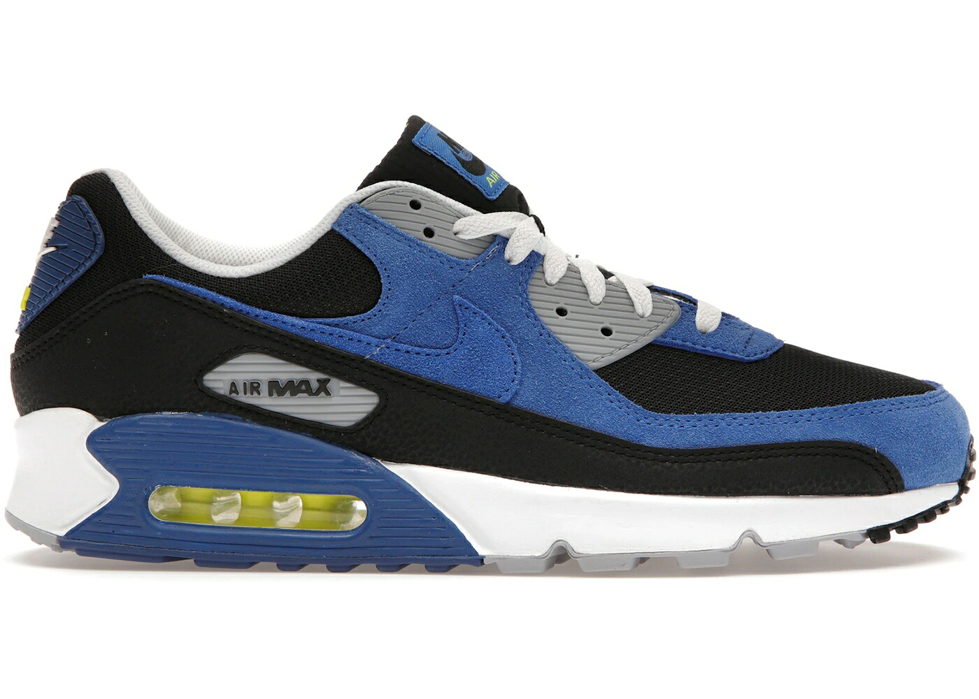 ナイキ マックス 黒色 ブラック 青色 ブルー エアマックス スニーカー メンズ NIKE AIR MAX 90 BLACK ATLANTIC BLUE / BLACK ATLANTIC BLUE VOLTAGE|スニケス
