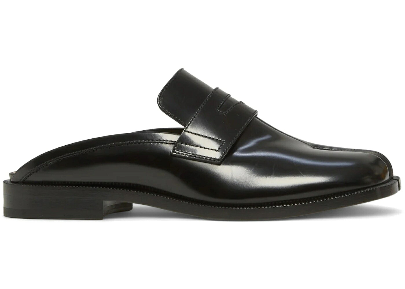 メゾンマルジェラ シティ ローファー スニーカー 黒色 ブラック WOMEN'S スニーカー レディース MAISON MARGIELA MAISON MARGIELA TABI CITY LOAFER OPEN BACK MULE BLACK (WOMEN'S) /