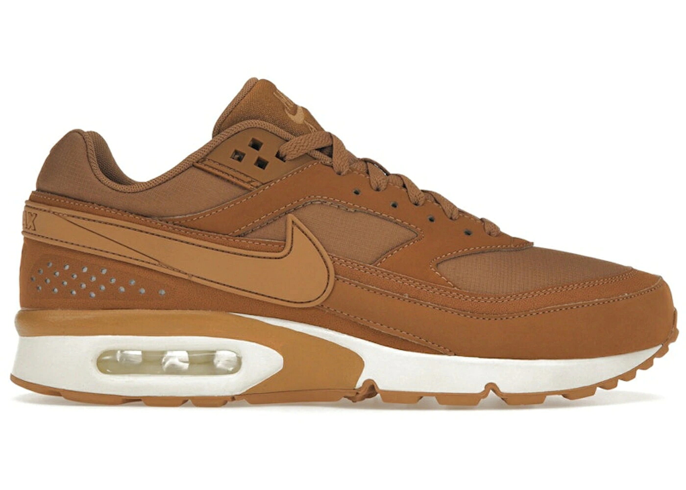ナイキ マックス 茶色 ブラウン エアマックス スニーカー メンズ NIKE AIR MAX BW FLAX (2017) / FLAX FLAX SAIL GUM MEDIUM BROWN