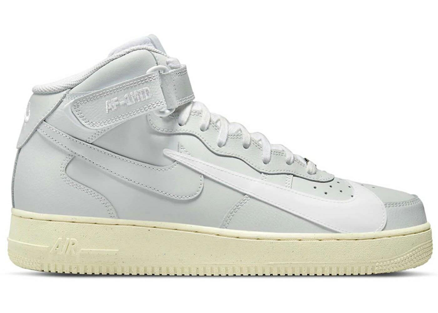ナイキ ミッド 灰色 グレー 白色 ホワイト エアフォース スニーカー メンズ NIKE AIR FORCE 1 MID COPY PASTE / GREY WHITE