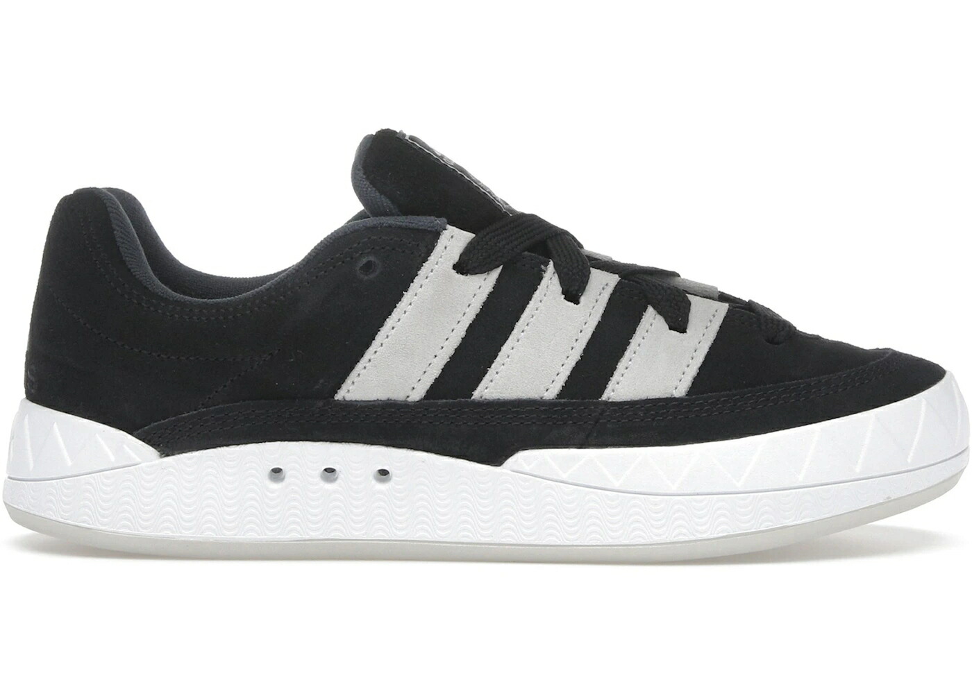 アディダス 黒色 ブラック 白色 ホワイト コア カーボン スニーカー メンズ ADIDAS ADIMATIC BLACK CRYSTAL WHITE / CORE BLACK CRYSTAL WHITE CARBON